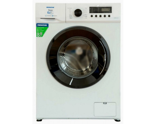 Стиральная машина RENOVA WAF-8014ISM31 белый/черный Стиральная машина RENOVA WAF-8014ISM31 белый/черный