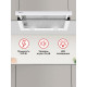 Вытяжка встраиваемо-выдвижная HOMSair FLAT 50 Белый