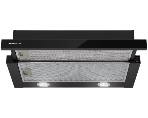 Вытяжка встраиваемо-выдвижная HOMSair FLAT 60 Glass черный Вытяжка встраиваемо-выдвижная HOMSair FLAT 60 Glass черный