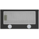 Вытяжка встраиваемо-выдвижная HOMSair FLAT 60 Glass черный