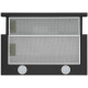 Вытяжка встраиваемо-выдвижная HOMSair FLAT 60 Glass черный