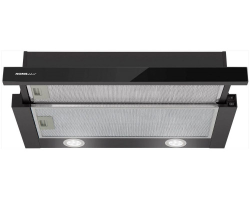 Вытяжка встраиваемо-выдвижная HOMSair FLAT 60 Черный