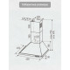 Вытяжка каминная купольная ZIGMUND & SHTAIN K 139.6 S сталь