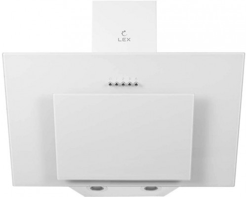 Вытяжка каминная наклонная LEX MIRA G 600 WHITE Вытяжка каминная наклонная LEX MIRA G 600 WHITE