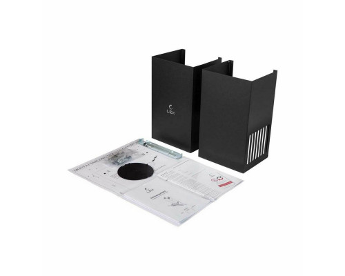 Вытяжка каминная наклонная LEX MIRA GS 600 BLACK Вытяжка каминная наклонная LEX MIRA GS 600 BLACK