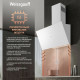 Вытяжка каминная наклонная Weissgauff Zibal 60 WH Sensor белый