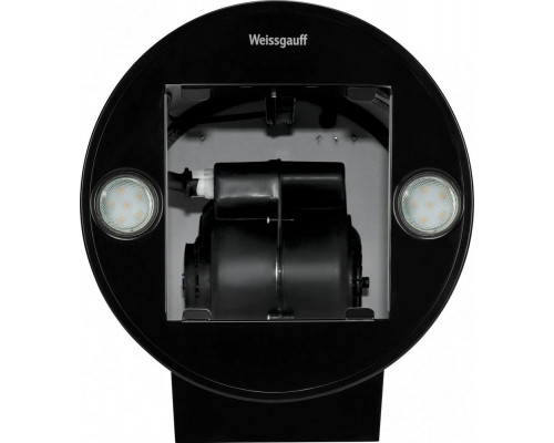 Вытяжка каминная циллиндрическая Weissgauff Tubus 90 Black Edition черный