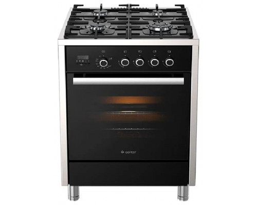 Кухонная плита GEFEST 6700-04 черный/нерж. Кухонная плита GEFEST 6700-04 черный/нерж.