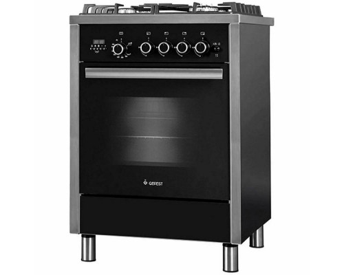 Кухонная плита GEFEST 6700-04 черный/нерж. Кухонная плита GEFEST 6700-04 черный/нерж.