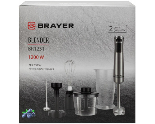 Блендер BRAYER BR 1251 черный Блендер BRAYER BR 1251 черный