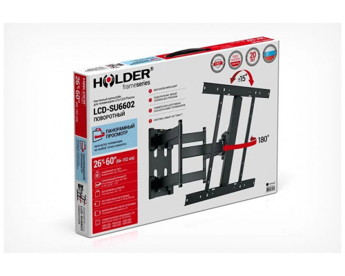 Кронштейн HOLDER LCD-SU6602-B черный Кронштейн HOLDER LCD-SU6602-B черный