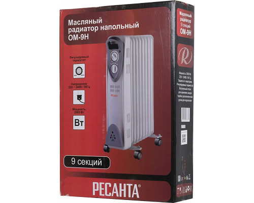 Масляный обогреватель РЕСАНТА ОМ-9Н Масляный обогреватель РЕСАНТА ОМ-9Н