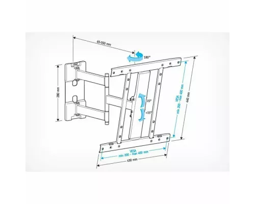 Кронштейн HOLDER LCD-SU4601-B черный