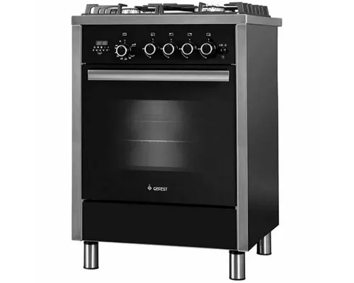 Кухонная плита GEFEST 6700-04 черный/нерж.