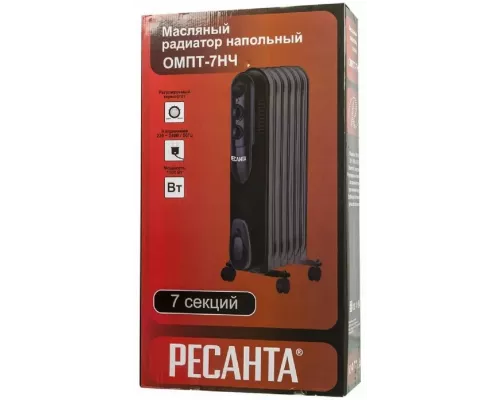 Масляный обогреватель РЕСАНТА ОМПТ-7НЧ