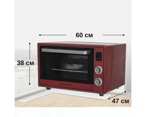 Мини-печь ESPERANZA TO-60CD RD красный