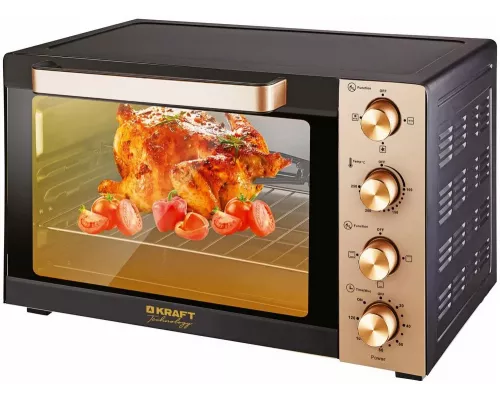 Мини-печь KRAFT Technology TCH-MO 6011 RKGL золотой