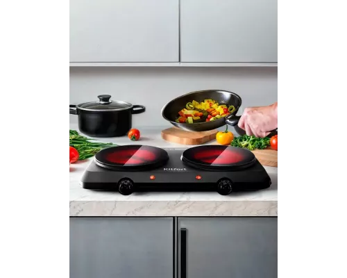 Настольная плита KITFORT КТ-169 черный