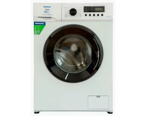 Стиральная машина RENOVA WAF-8014ISM31 белый/черный