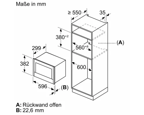 Встраиваемая микроволновая печь Neff NR9WR21Y1
