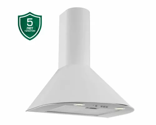 Вытяжка каминная Elikor DE6534WS белый/серебро