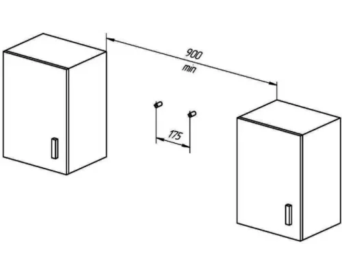 Вытяжка каминная KUPPERSBERG BONA 90 B Bronze черный/бронза