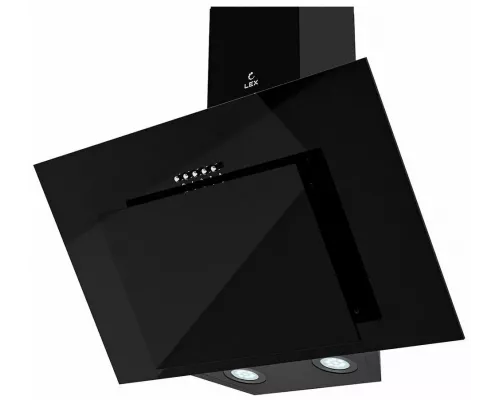 Вытяжка каминная наклонная LEX MIRA G 600 BLACK