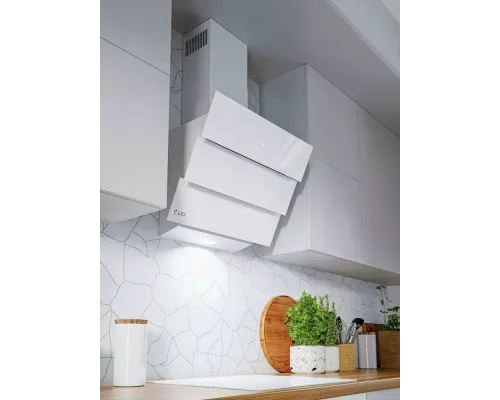 Вытяжка каминная наклонная LEX RIO GS 600 WHITE