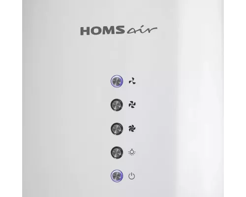 Вытяжка островная циллиндрическая HOMSair ART 1050IS 35 черный