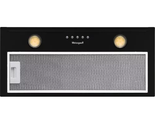 Вытяжка полновстраиваемая Weissgauff ALPHA 60 PB BL черный