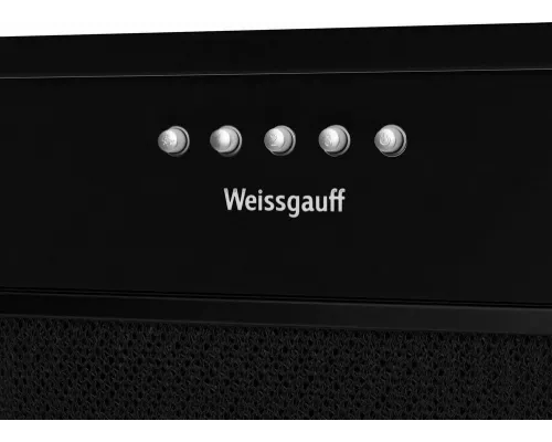 Вытяжка полновстраиваемая Weissgauff ALPHA 60 PB BL черный