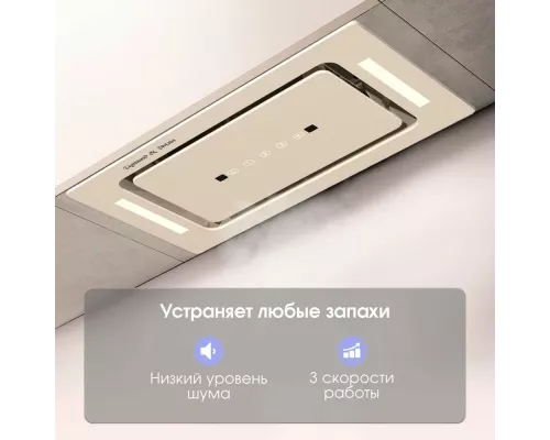 Вытяжка полновстраиваемая Zigmund & Shtain K 014.5 X бежевый