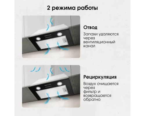 Вытяжка полновстраиваемая Zigmund & Shtain K 018.5 B