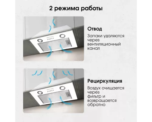 Вытяжка полновстраиваемая Zigmund & Shtain K 018.5 W