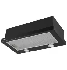 Вытяжка встраиваемо-выдвижная HOMSair FLAT 60 Glass черный