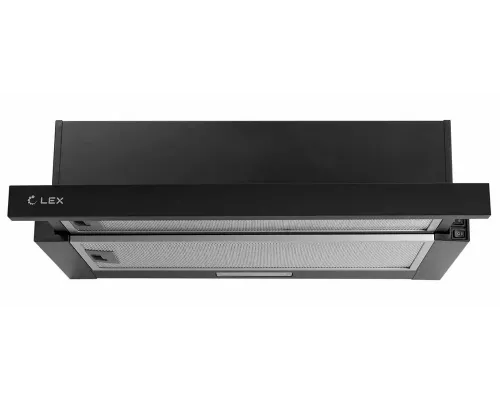 Вытяжка встраиваемо-выдвижная LEX HIDE 500 черный