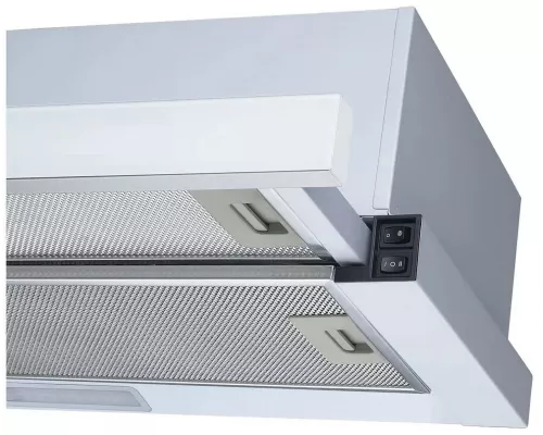 Вытяжка встраиваемо-выдвижная LEX HUBBLE G 500 WHITE бел.стекло