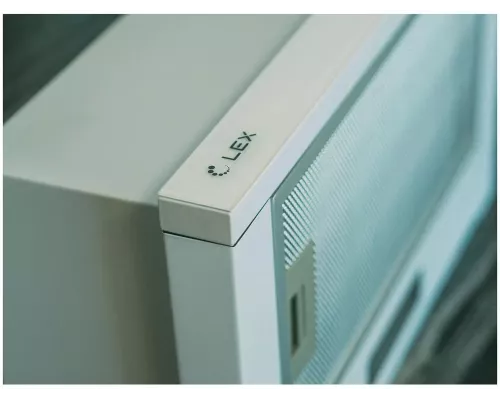 Вытяжка встраиваемо-выдвижная LEX HUBBLE G 500 WHITE бел.стекло