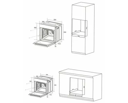 Духовой шкаф Candy COXP06TBB