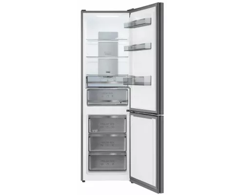 Холодильник Weissgauff WRK 195 D BRU Steel Glass