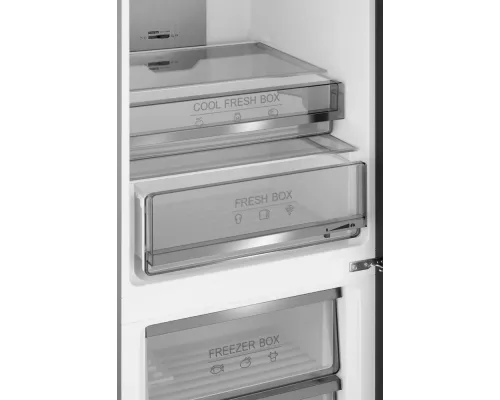 Холодильник Weissgauff WRK 195 D BRU Steel Glass