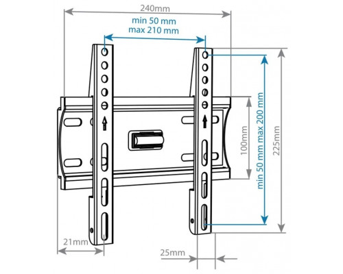 Кронштейн Arm Media PLASMA-5 черный Кронштейн Arm Media PLASMA-5 черный