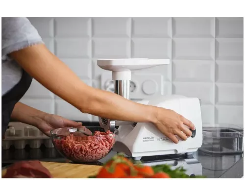 Мясорубка АКСИОН М14.01 белый