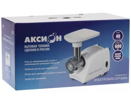 Мясорубка АКСИОН М14.01 белый