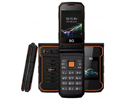 Мобильный телефон BQ Dragon 2822 Черный/оранжевый