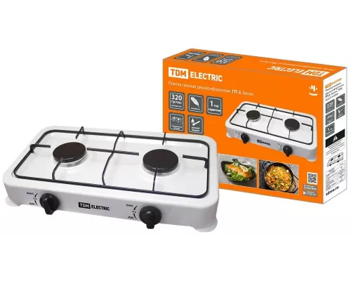 Настольная плита TDM Electric ГП-2 белая