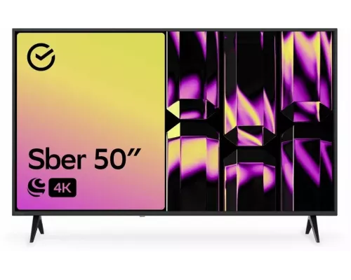 Телевизор Sber SDX 50U4010B черный