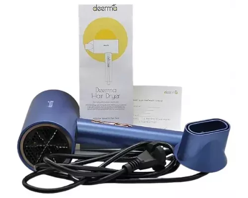 Фен Deerma DEM-CF15W синий