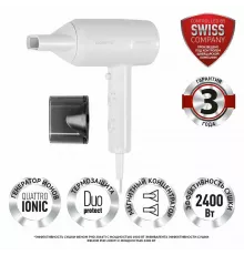 Фен Polaris PHD 2044Ti белый/серый