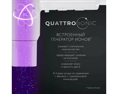 Фен Polaris PHD 2044Ti белый/серый